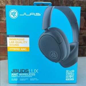 JLab JBuds Lux ANC Wireless Over-Ear Headphones - Graphite
